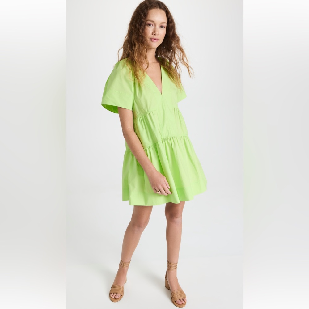 A.L.C. Canola Dress in Green Kick Color. Size 2.